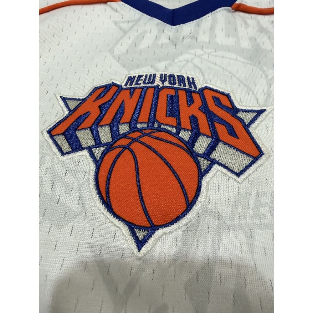 New York Knicks Jersey BOYS 14/16 Ultra Game White Blue Mesh Tank Basketball NWT - Picture 2 of 6